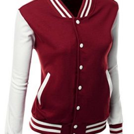 Xpril Women’s Stylish high quality fabric Baseball jacket