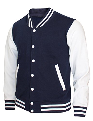 Buy BCPOLO Baseball Letterman Jacket Mens Metallic Nightclub Styles Zip ...