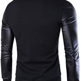 Neleus Men’s Stand Collar Slim Fit Lightweight Varsity Baseball Jacket