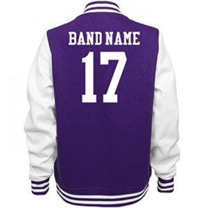 Marching Band Bomber Jacket Ladies Fleece Letterman Varsity Jacket