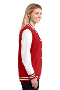 Sport-Tek Women's Fleece Letterman Jacket