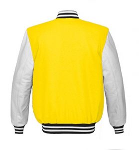 Superb Genuine Leather Sleeve Letterman College Varsity Kid Wool Jackets