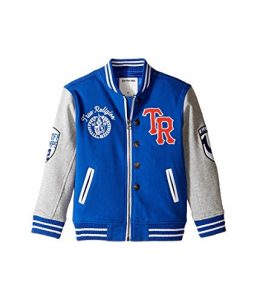 True Religion Kids Mens Letterman Jacket Toddler Little Kids