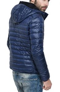 Wantdo Men's Hooded Packable Light Weight Down Jacket
