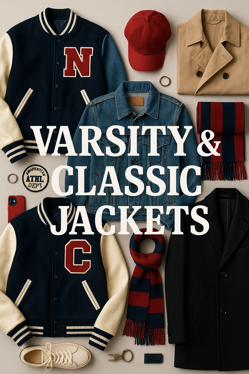 Stunning 20251211 1514 Women's Letterman Jacket - Wool Body Design