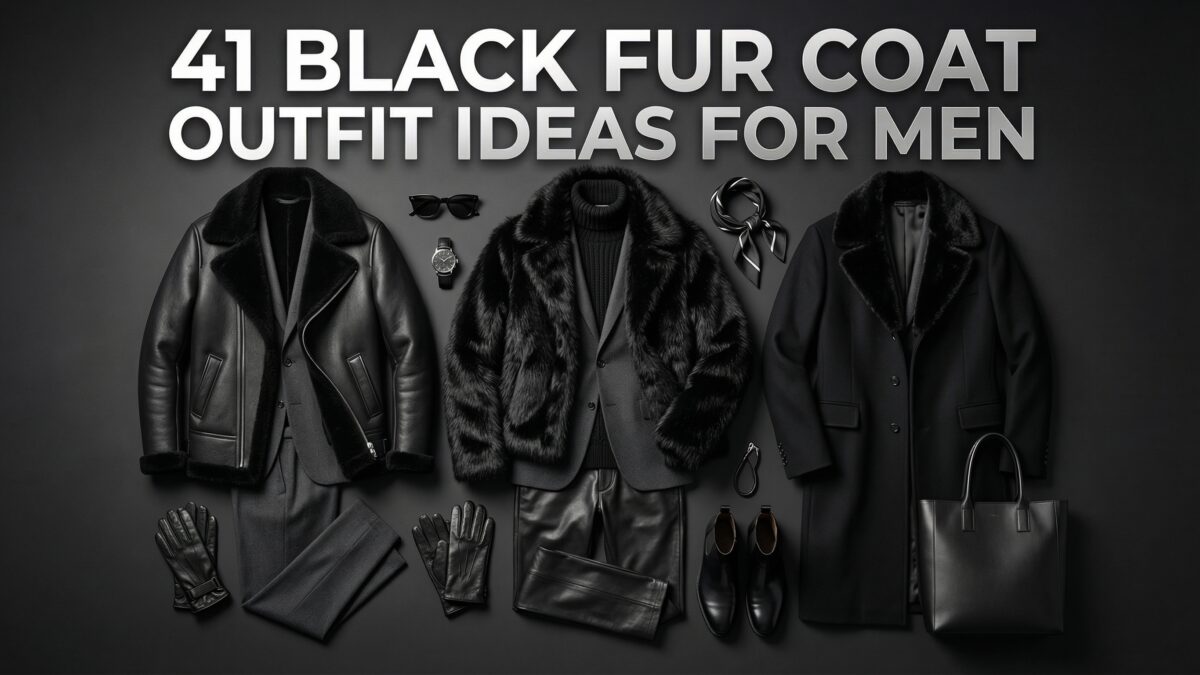 41 Black Fur Coat Outfit Ideas for Men – Complete Style Guide