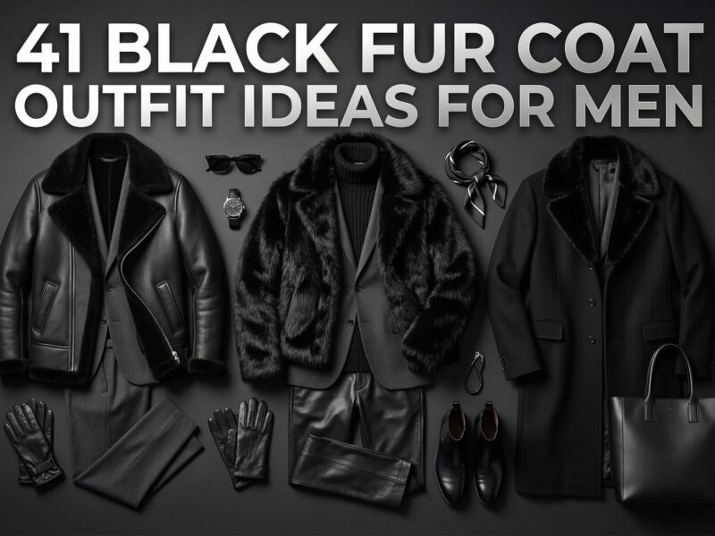 41 Black Fur Coat Outfit Ideas for Men – Complete Style Guide