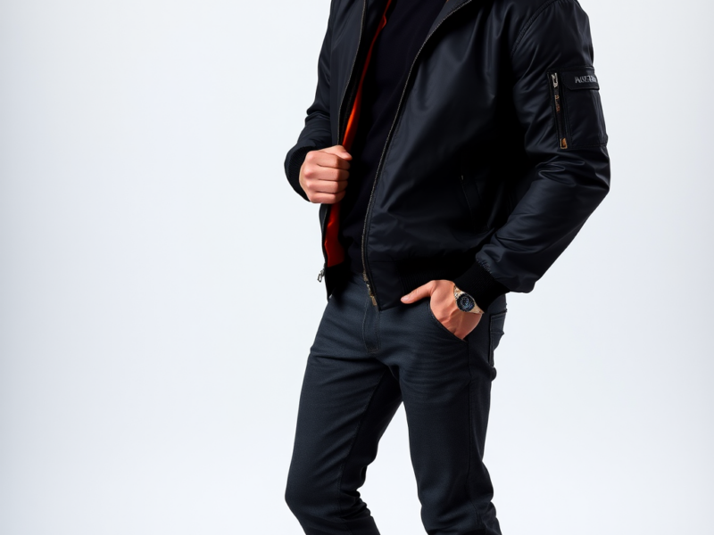 Black Bomber Jacket: Classic Military Style Meets Modern Cool