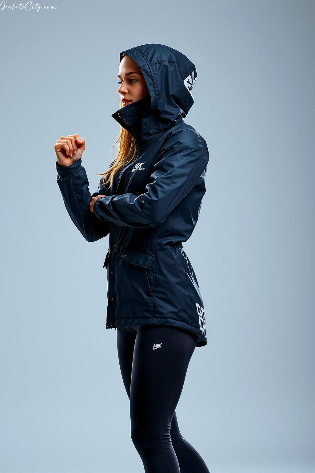 Black Technical Shell - Sophisticated Women's Outerwear