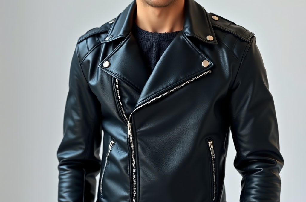 Classic Black Leather Motorcycle Jacket: The Ultimate Rebel Essential