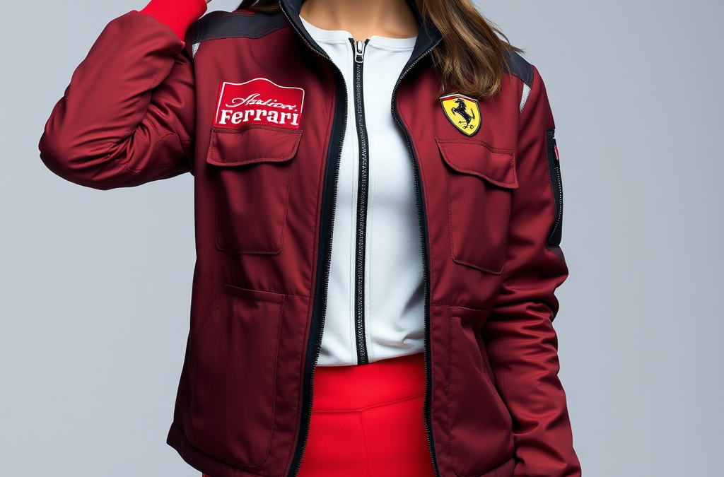 Ferrari Paddock Jacket: Professional Team Design with Pockets