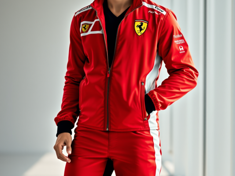 Ferrari Red Racing Jacket: Scuderia Style Meets Street Cred