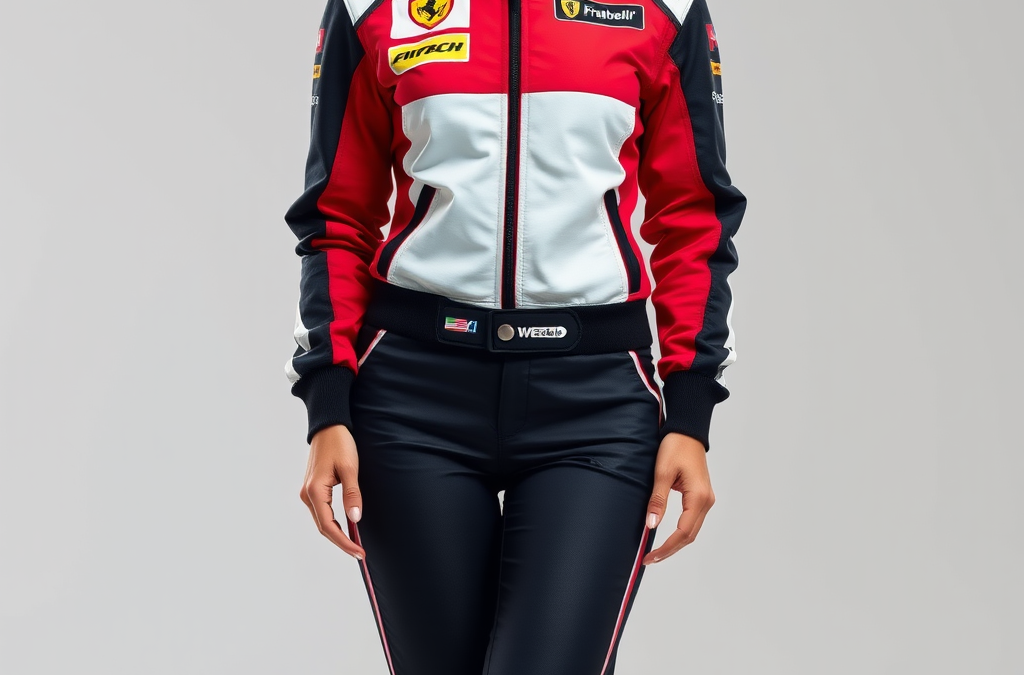 Formula Racing Jacket: Aerodynamic Panels and Team Colors