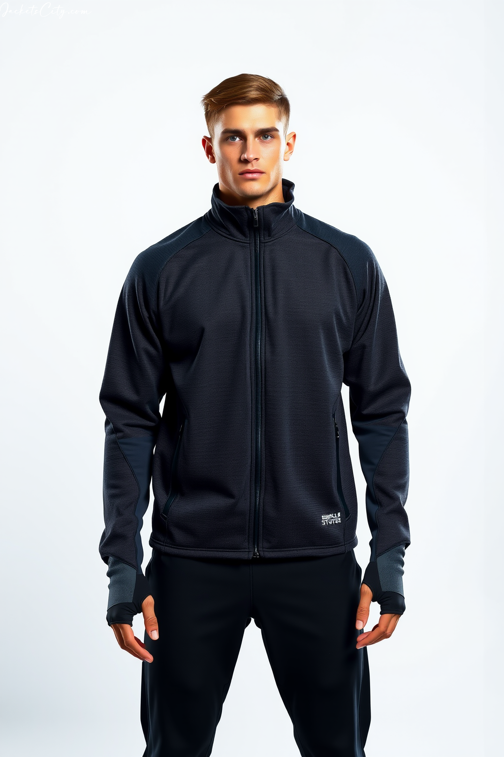 Stylish Graphite Tech Fleece Jacket for Men - Quality Craftsmanship