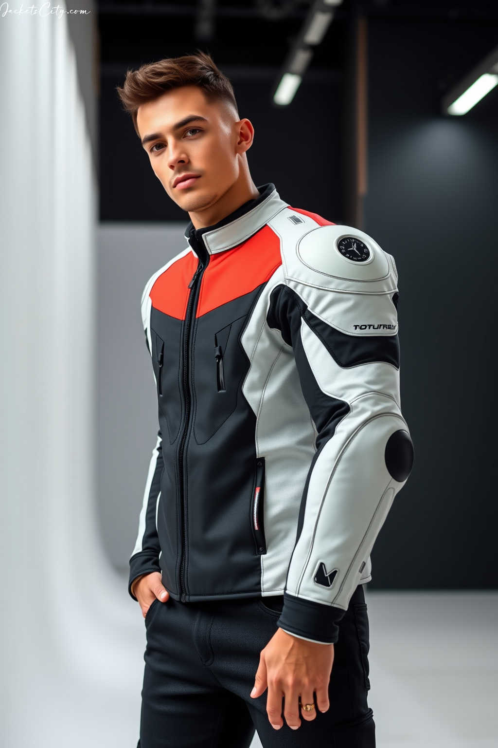 Motorcycle Racing Jacket: Armored Protection for Serious Riders