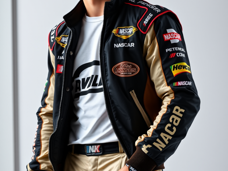 NASCAR Style Racing Jacket: American Motorsport Heritage