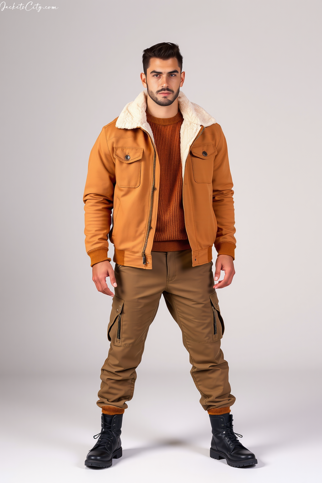 How to Layer: Sherpa-Lined Trucker Jacket + Thermal