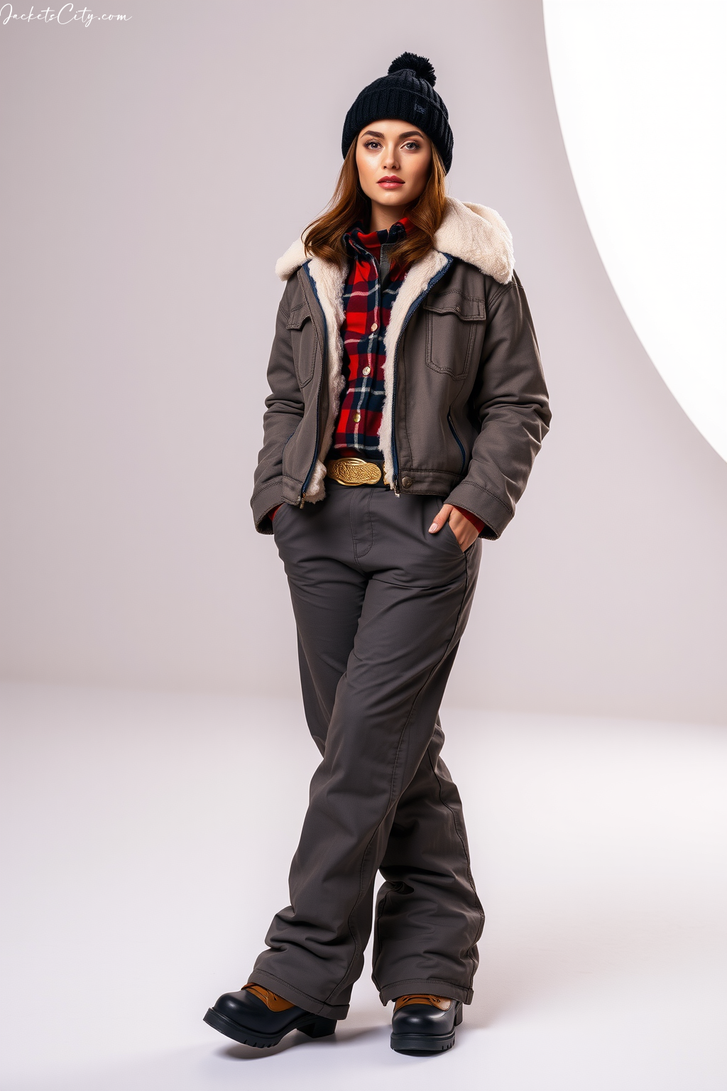 How to Wear: Sherpa Trucker Jacket + Flannel