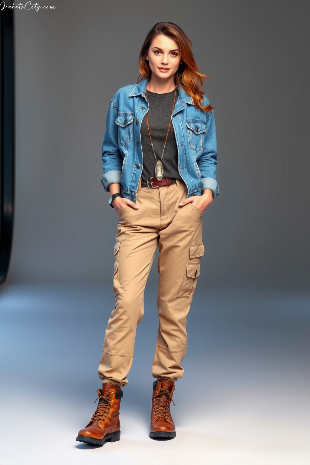 Vintage Denim Jacket Outfit with Thermal Shirt - Style Guide