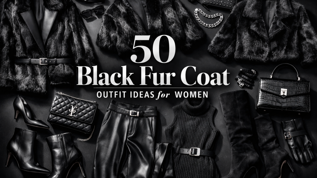 50 Black Fur Coat Outfit Ideas for Women – Complete Style Guide