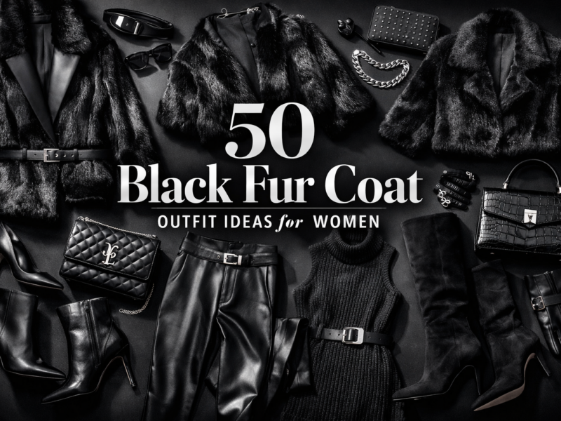 50 Black Fur Coat Outfit Ideas for Women – Complete Style Guide