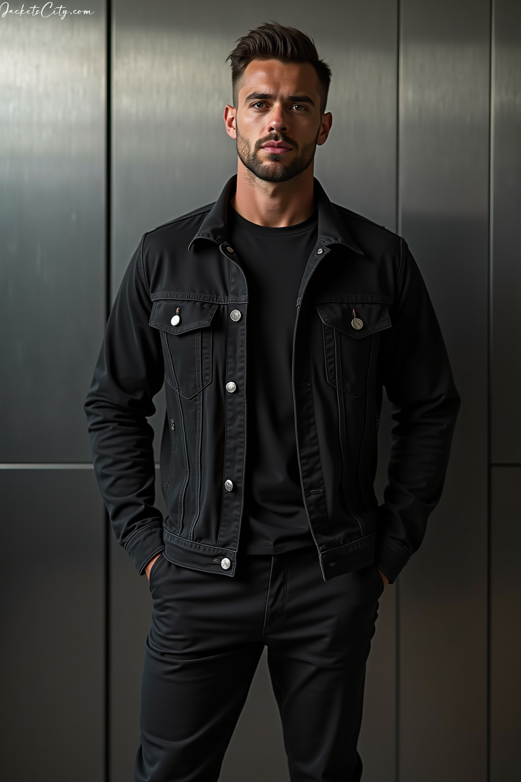 Black Denim Jacket