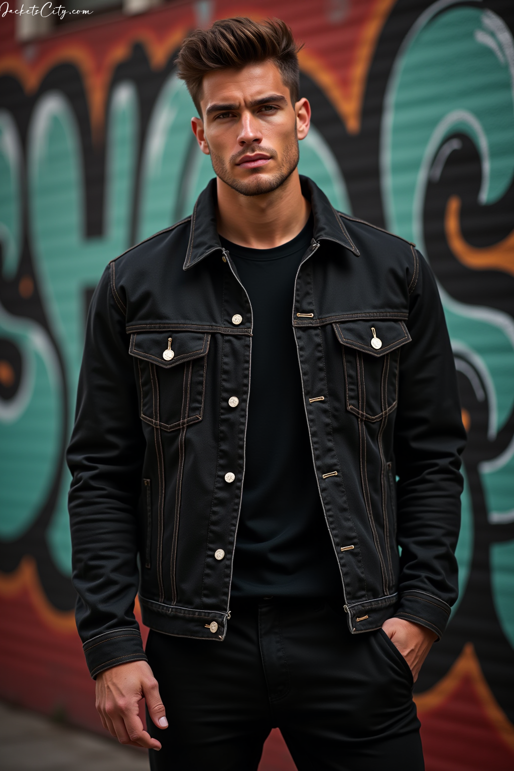 Black Denim Jacket