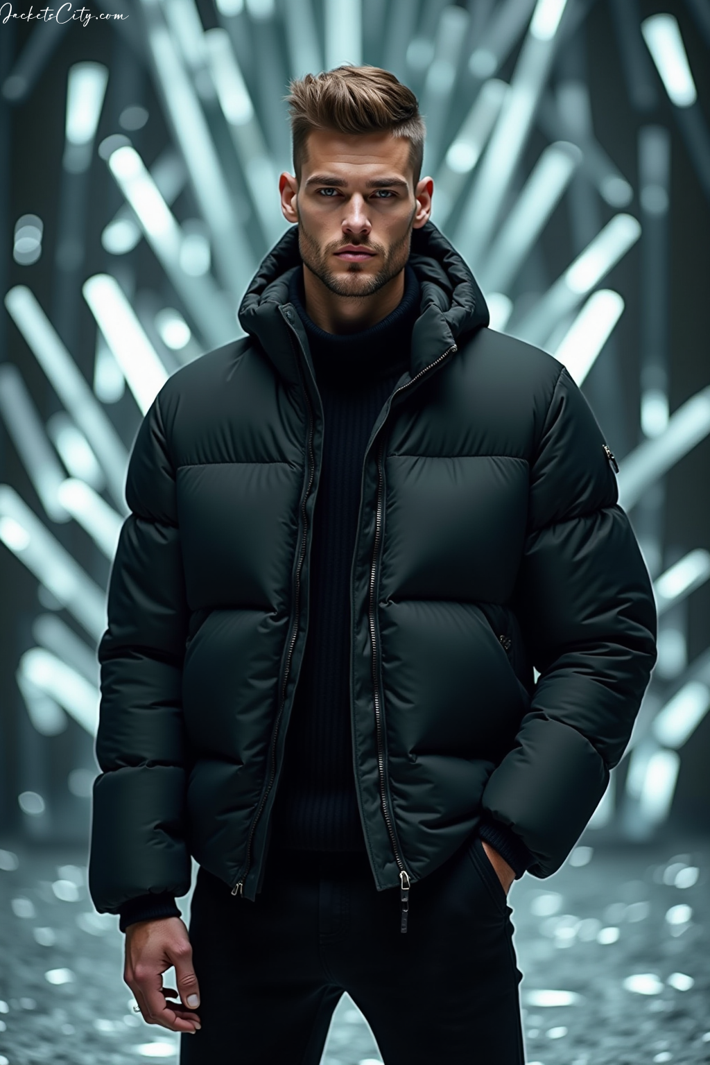 Black Puffer Jacket