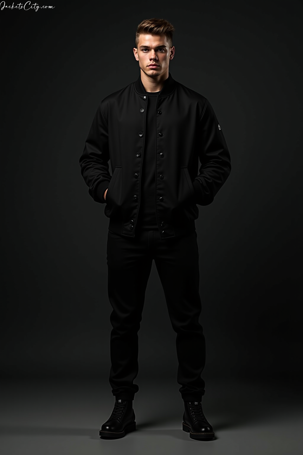Black Varsity Jacket