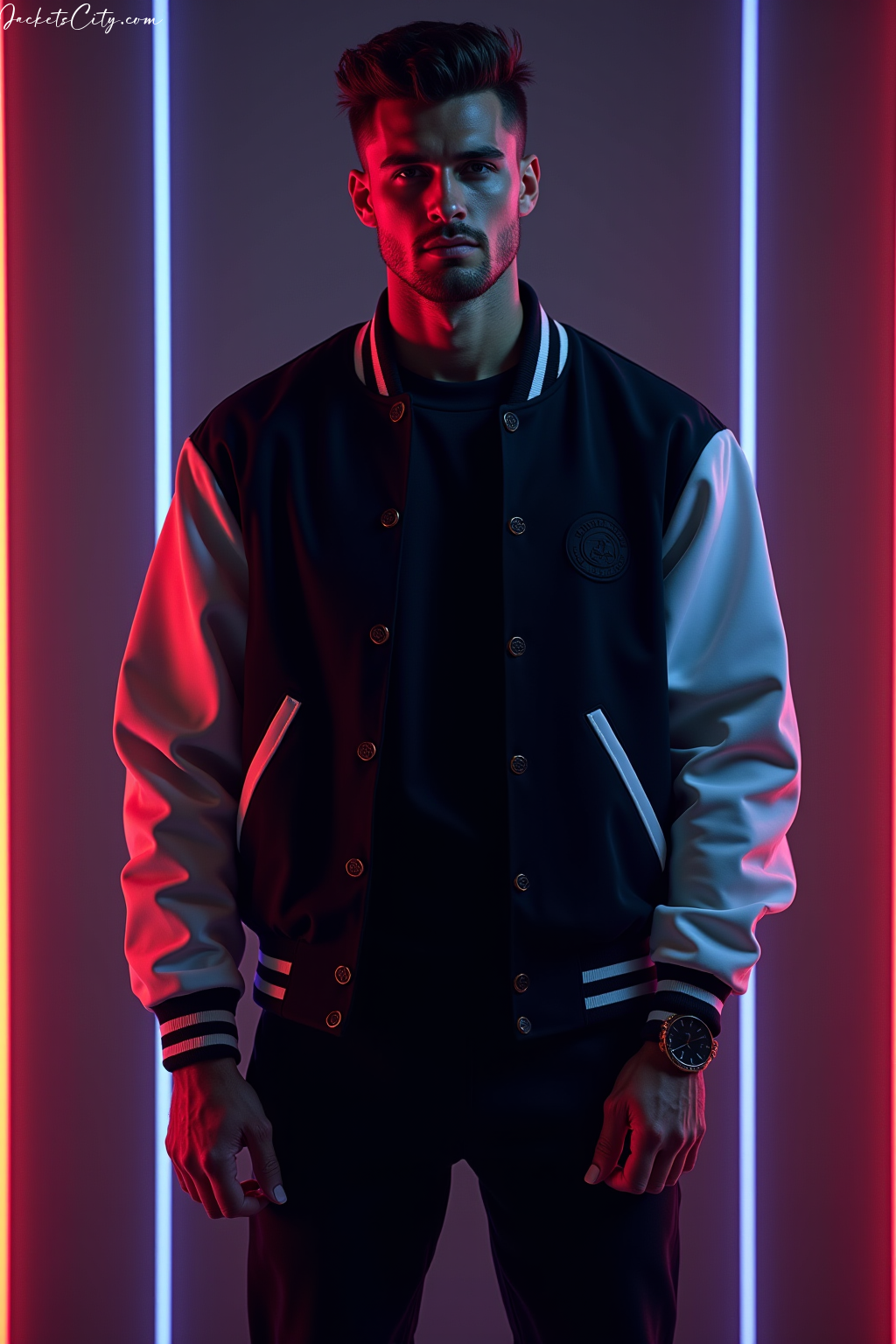 Black Varsity Jacket