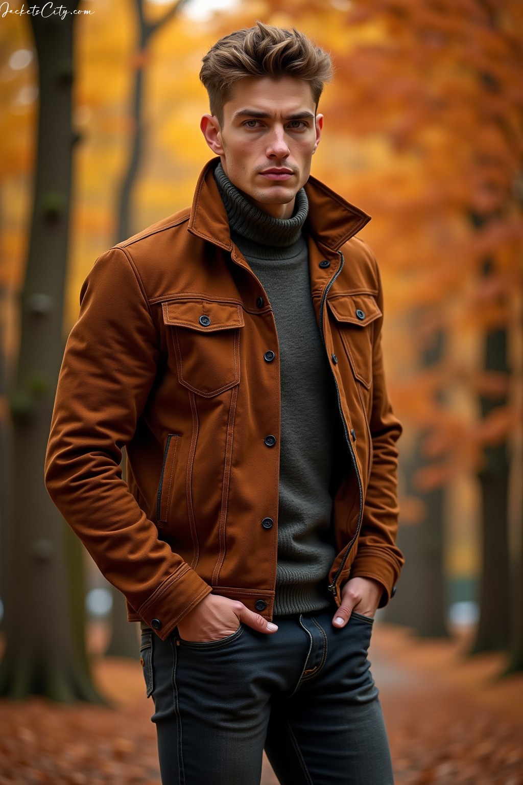 Brown Suede Jacket