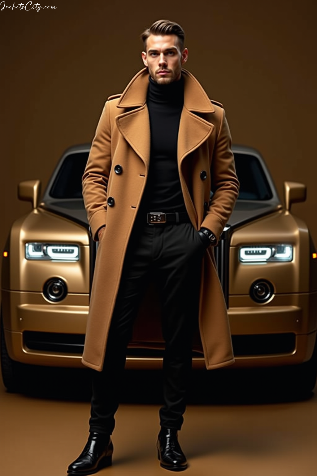 Camel Peacoat