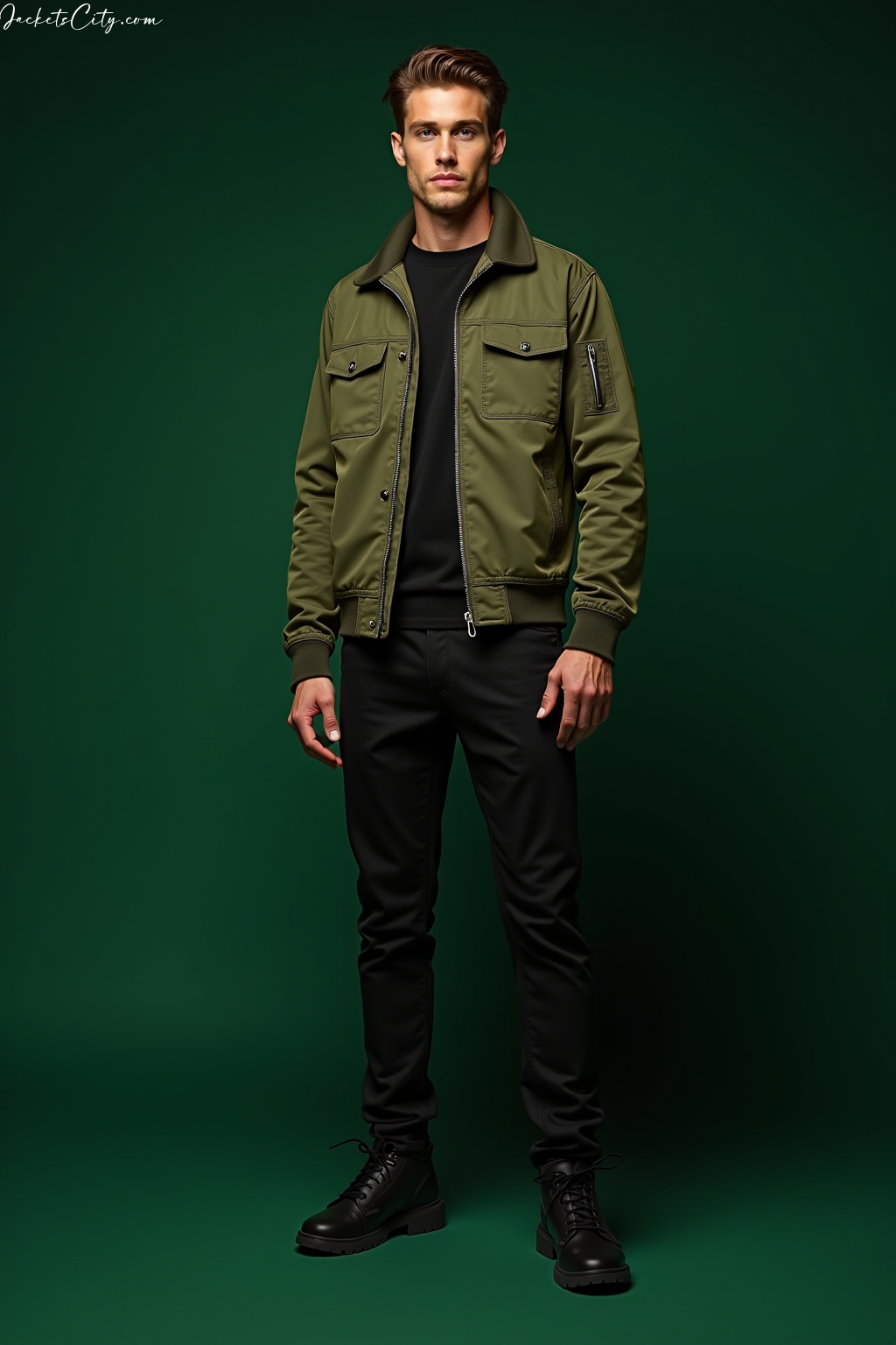 Green Utility Jacket