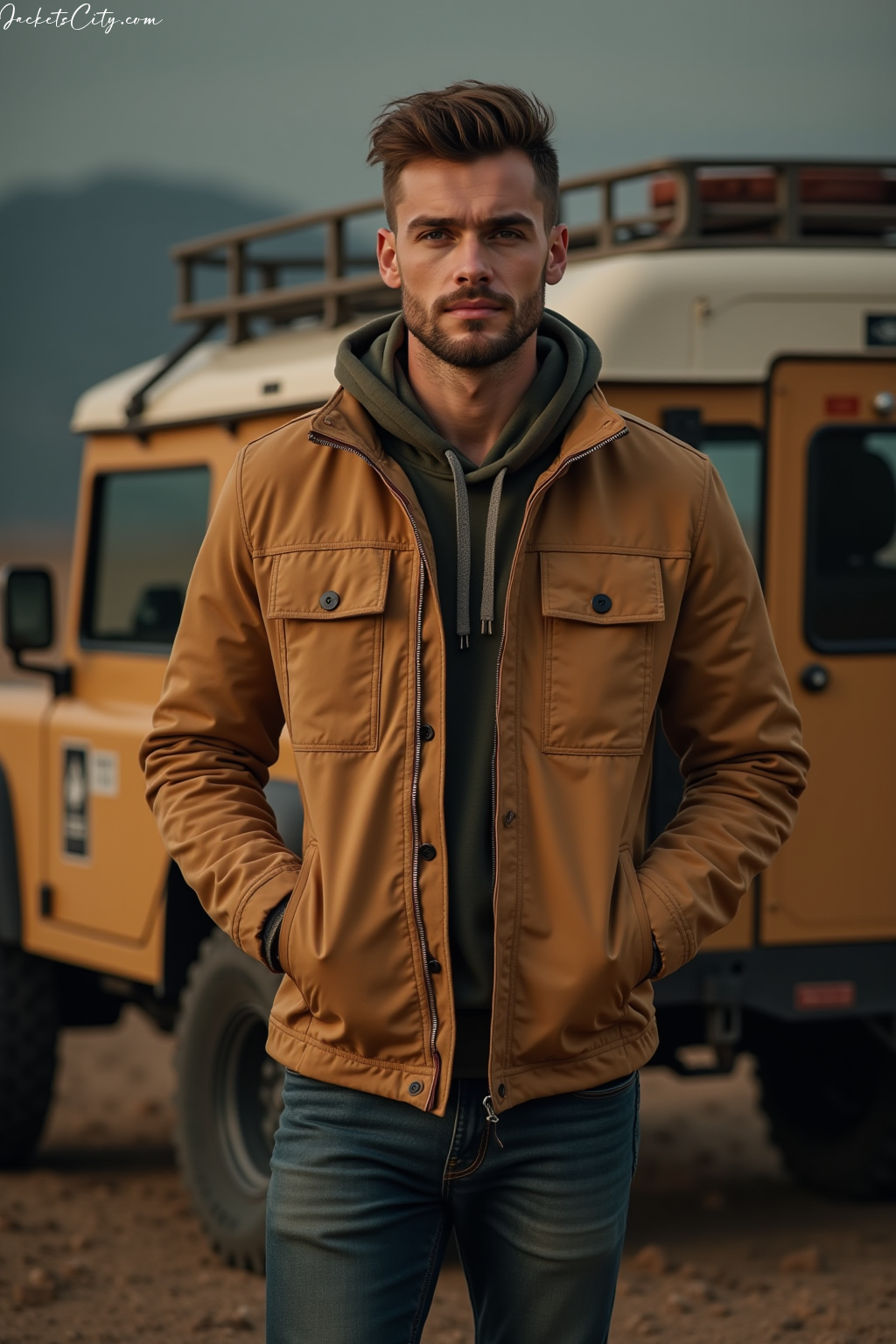 Tan Canvas Jacket