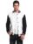 Coofandy Men Fashion Long Sleeve Button Front Cotton Bomber Baseball Jacket