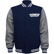 El Diablo Costume Jacket: Unisex Fleece Letterman Varsity Jacket