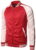 JOGAL Mens Zip Up Stain Contrast Colors Varsity Baseball Bomber Jacket