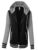 LE3NO PREMIUM Womens Contrast Sleeve Fleece Varsity Baseball Hoodie Jacket
